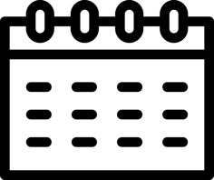 Month Calendar Silhouette Cutting Svg Files, Free Vectors File